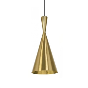 Tom Dixon Beat Pendelleuchte Tall Messing LED