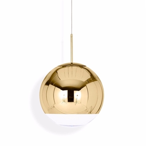 Tom Dixon Mirror Ball Gold Pendelleuchte Mittel LED