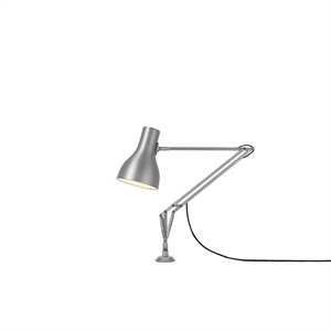 Anglepoise Typ 75 Tischlampe mit Silberglanz