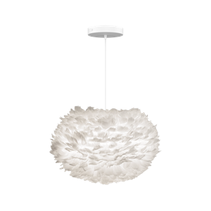 Umage Eos Pendelleuchte mit Baldachin Medium Weiß