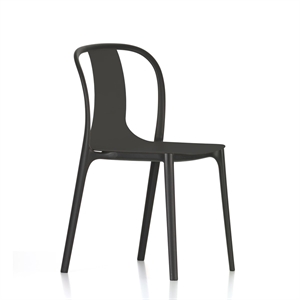 Vitra Belleville Outdoor Chair M. Kunststoffschale Schwarz