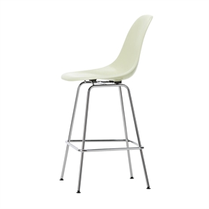 Vitra Eames Fiberglass Barhocker Medium Pergament/ Chrom