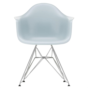Vitra Eames Plastic DAR Dining Chair RE Eis/Chrom