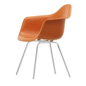 Vitra Eames Plastic DAX Esszimmerstuhl mit Armlehne , Orange