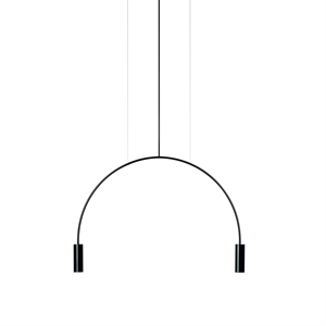 Estiluz Volta Pendelleuchte Schwarz 2 Lichtquellen