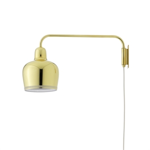 artek A330S Goldene Glocken Wandlampe Messing