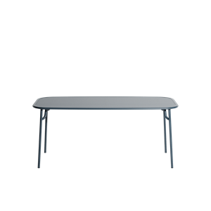 Blau Friture WEEK-END Rechteckiger Tisch 85x180 Grau