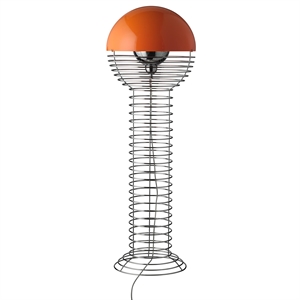 Verpan Wire Stehlampe Chrom/ Orange